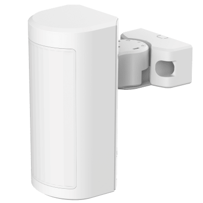 HIKVISION - Detector PIR Doble Exterior IP65 / Rango de Detección 18 mts de Profundidad Colocado a 2.7 mts de Altura / Ángulo de Cobertura de 90° / Inmunidad a Mascotas 24 Kg