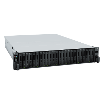 SYNOLOGY - Servidor de Almacenamiento Todo Flash / 24 Bahías SSD SATA 2.5" / Intel Xeon D-1541 8 Núcleos / 16 GB ECC DDR4 Ampliable a 128 GB / 356,500 IOPS Lectura / 129,400 IOPS Escritura / 4x 1GbE + 2x 10GbE