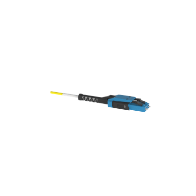 PANDUIT - Jumper de Fibra Óptica Monomodo 9/125 OS1/OS2, LC-LC Uniboot Duplex, LSZH, Color Amarillo, 5 Metros