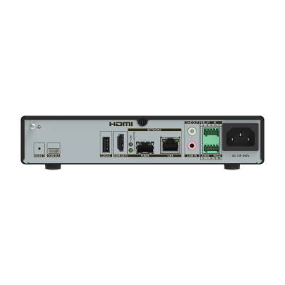 HIKVISION - Receptor HDMI / 1080p 60 fps / YUV 444 / POE 802.3at / Dual Ethernet Gigabit + SFP / RS-232/485 / Instalación Rack