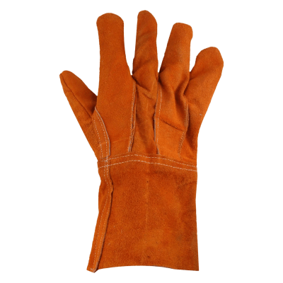 SURTEK - Guantes de Carnaza Largo/ Refuerzo en Palma / Resistente a Abrasión y Temperaturas Moderadas.