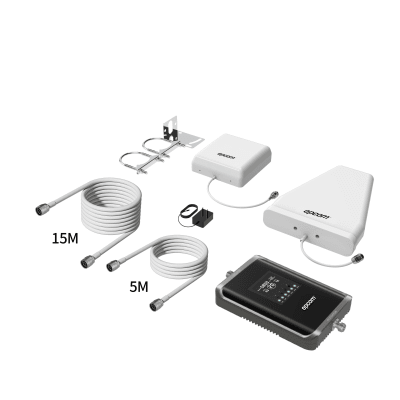 EPCOM - Amplificador Celular 5G / Penta Banda 700-2600 MHz / 70 dB Ganancia / Cobertura 600 m² (6458.3 ft²) / 2G 3G 4G 5G / Sin Configuración