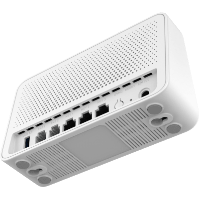 GRANDSTREAM - Router Wi-Fi 6 AX3000 / Banda Dual 2.4G y 5G / 2 Puertos FXS / MU-MIMO 2x2:2 y 3x3:2 / Tecnología XTRA Range / Hasta 3 Gbps / Soporte VPN / Redes Mesh / Control Parental / Firewall Avanzado
