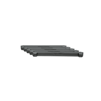 PANDUIT - Tapa Ciega Estándar de 19in, Compatible con Racks con Rieles de Orificio Roscado, Instalación sin Herramienta, Plano, 1 UR, Color Negro