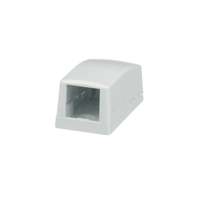PANDUIT - Caja de Montaje en Superficie, Para 1 Módulo Mini-Com, Color Blanco