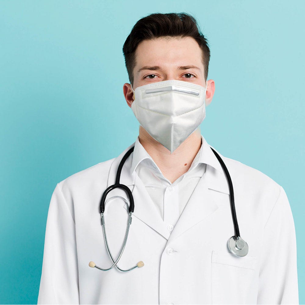 IUSA - Cubrebocas Kn95 con 5 capas de protección certificado por FDA
