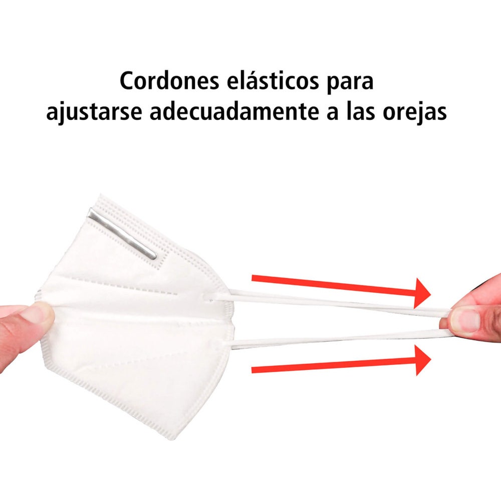 IUSA - Cubrebocas Kn95 con 5 capas de protección certificado por FDA