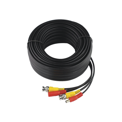 EPCOM TITANIUM - Cable Coaxial Armado de 40 Metros para Video y Energía / Optimizado para Cámaras 4K  / Conector BNC (Video) y PLUG de Alimentación (Siamés) / Uso interior / Cable de Video 100% Cobre de Alta Pureza .