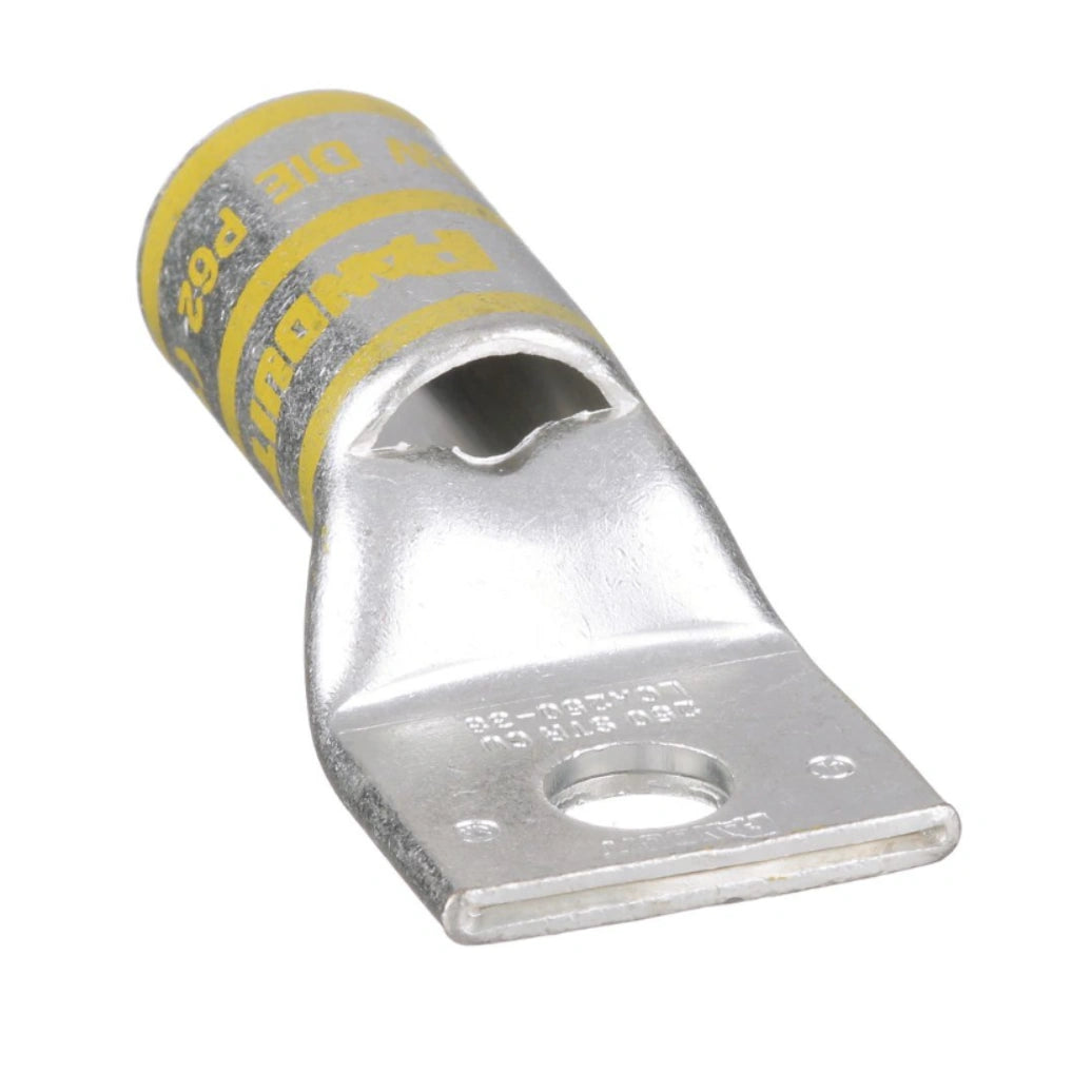 PANDUIT - Zapata de Compresión de Cobre Estañado 70 mm2 Orificio 1/4", Paquete c/190 pzas.