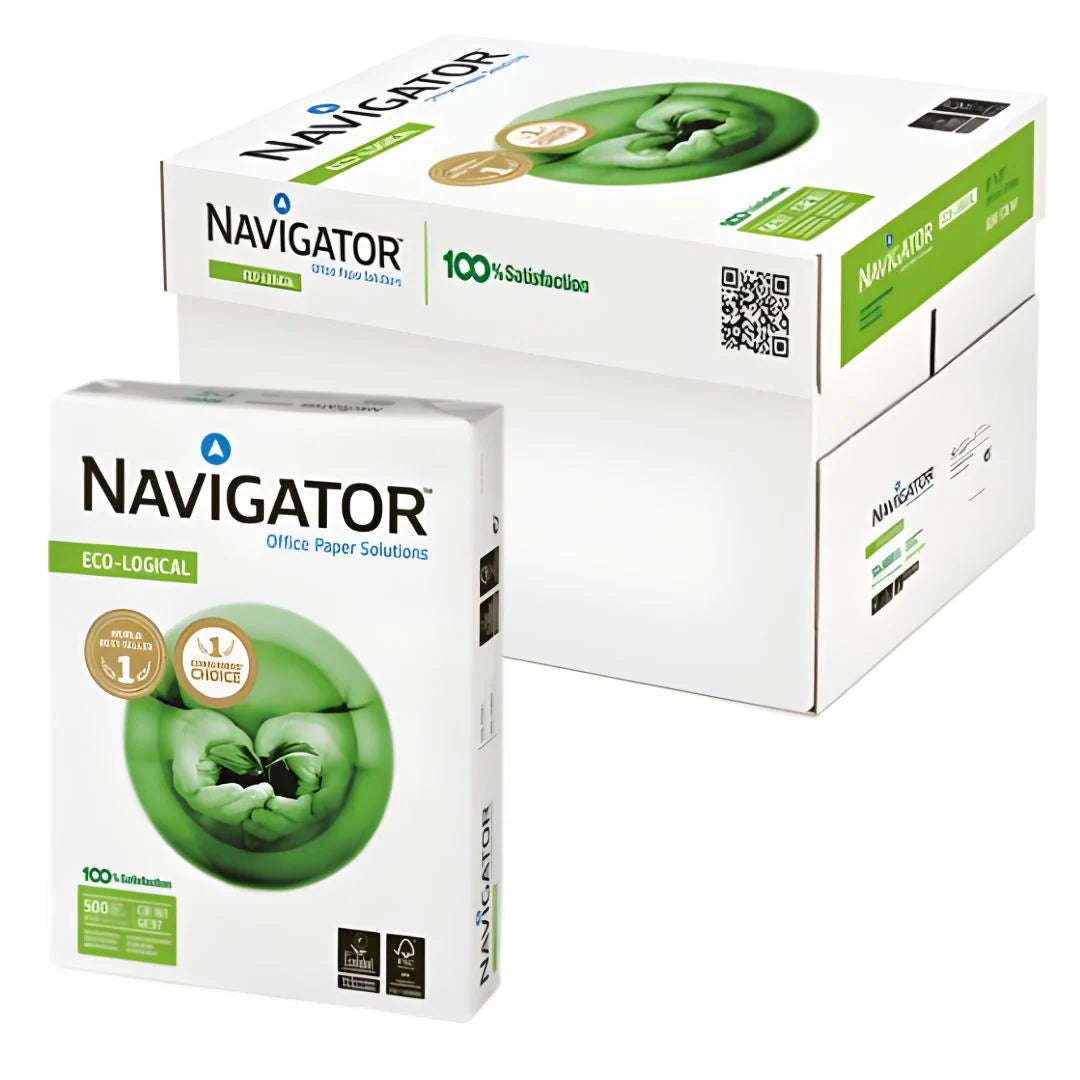 NAVIGATOR - Papel Cortado Navigator Tamaño Carta 97% de Blancura 70grs Caja c/5000 hojas