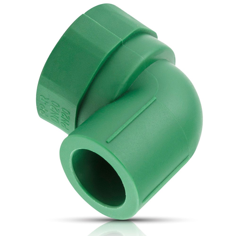 IUSA - Codo 90° de ppr tipo hembra 25 mm x 3/4” hnpt