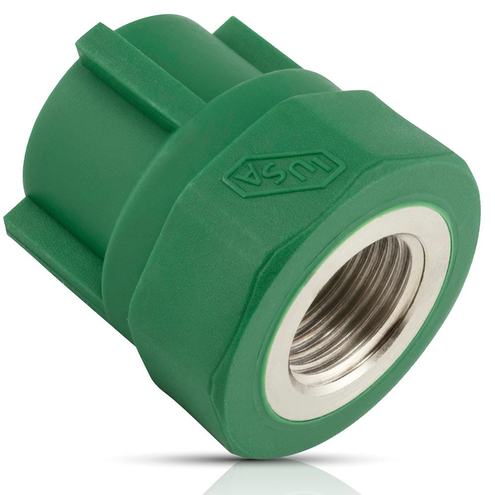 IUSA - Adaptador de ppr tipo hembra 25 mm x 3/4” MNPT