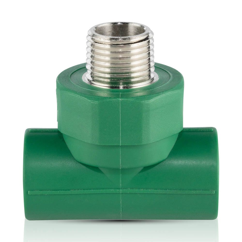 IUSA - Tee de ppr tipo macho 20 mm x 1/2” mnpt