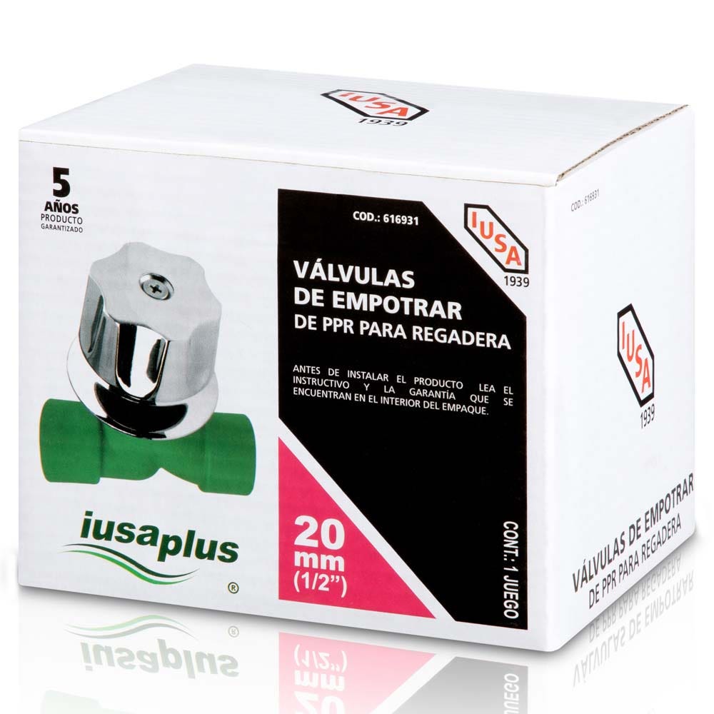 IUSA - Llave empotrable de ppr para regadera