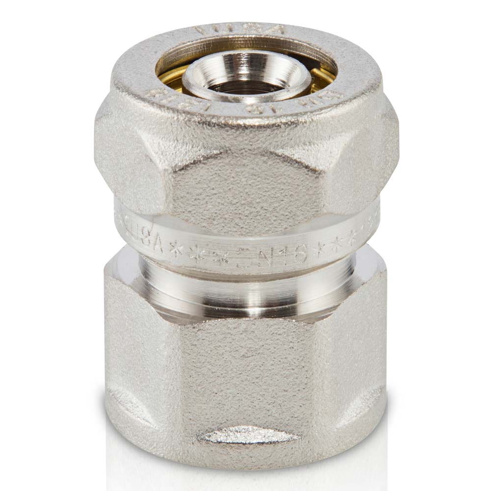 IUSA - Adaptador de latón niquelado tipo hembra 32 x 1” NPTH