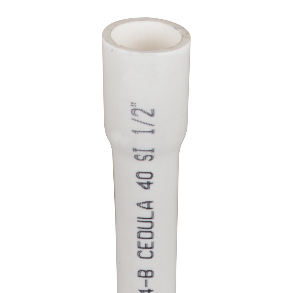 IUSA - Tubo de pvc c-40 13 mm (1/2”) para plomería