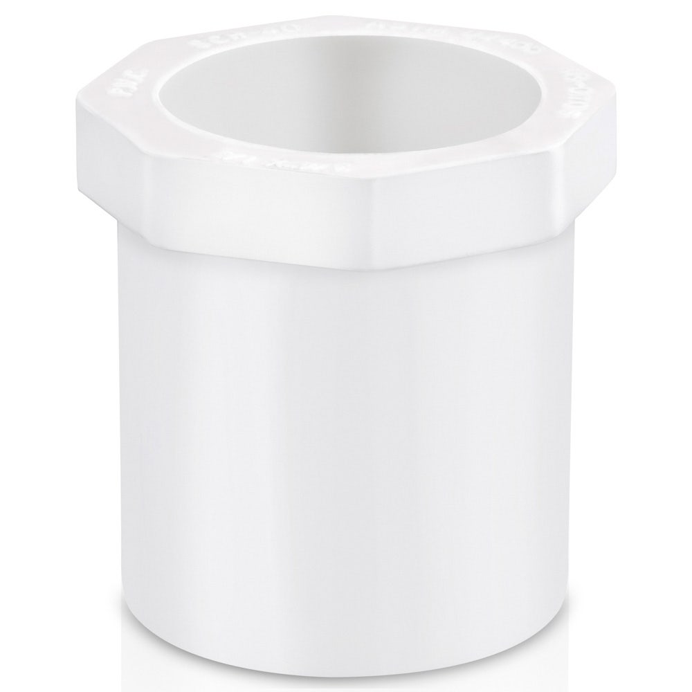 IUSA - Reducción bushing de PVC 19 mm (3/4”) x 13 mm (1/2”)