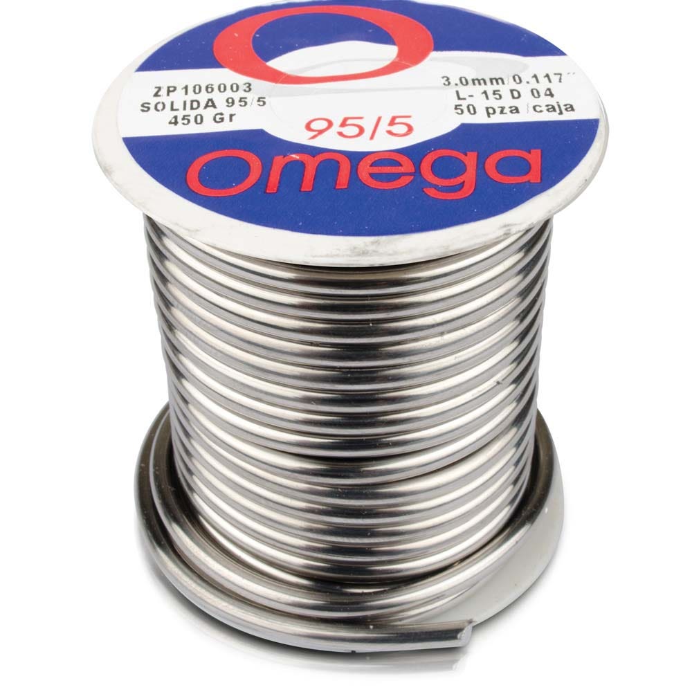 IUSA - Soldadura 95/5 para tubería de gas de 450 g