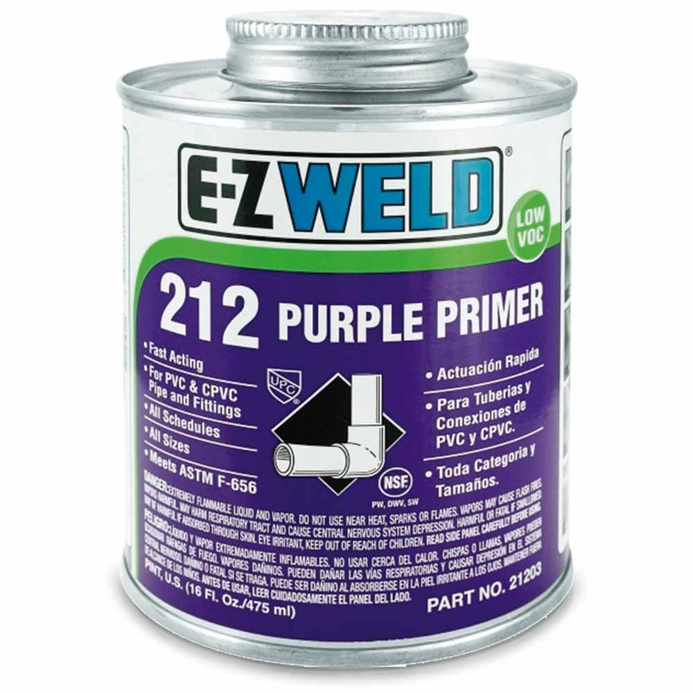 IUSA - Primer limpiador para pvc y cpvc modelo 212 de 475 ml