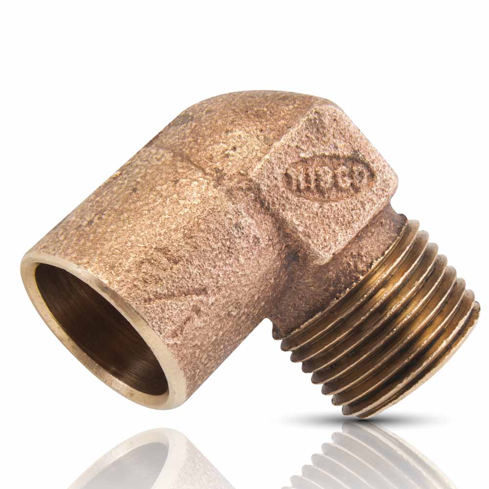 IUSA - Codo 90° con rosca exterior reducida nibco 3/4” x 1/2”