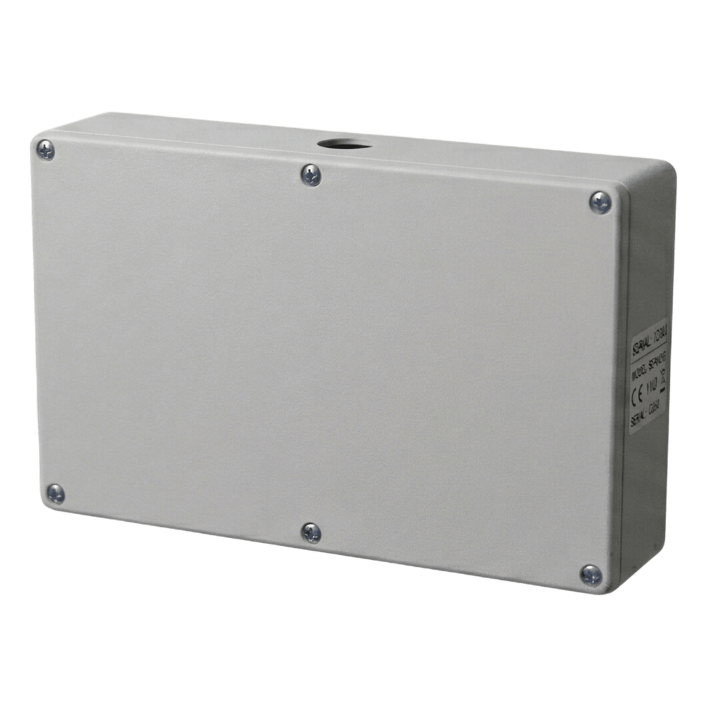 LINKEDPRO - Gabinete Metálico de Resguardo / 26 x 15 x 26 cm / Lámina Frío Calibre 22 / Cerradura Frontal / 4 Accesos de Cableado / Interior / Blanco