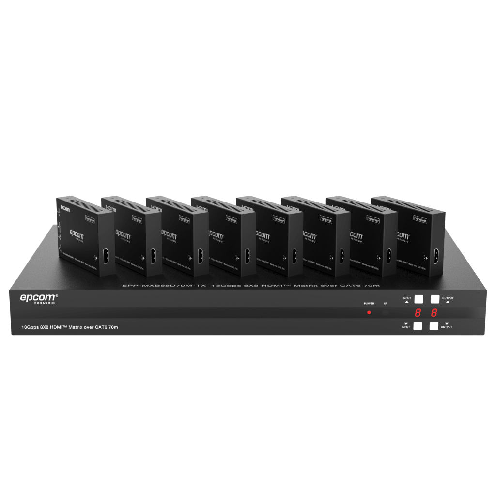 EPCOM PROAUDIO - Matriz HDMI 8x8