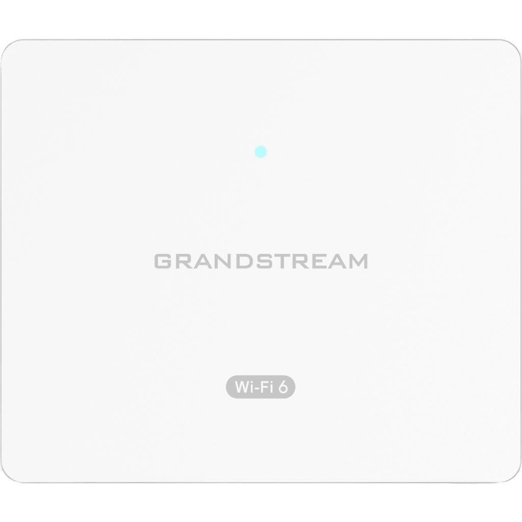 GRANDSTREAM - Punto de Acceso Wi-Fi 6 AX3000 / 3 Gbps / 4 Puertos Gigabit con PoE / MU-MIMO 2x2 (2.4GHz) y 3x3 (5GHz) / Hasta 256 Clientes Simultáneos / Cobertura de 100 mts / Gestión en la Nube GDMS