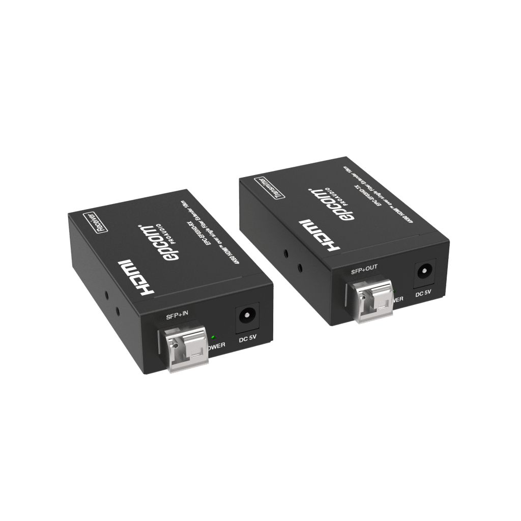 EPCOM PROAUDIO - Extensor HDMI 2.0 sobre Fibra 10K metros con Audio Breakout
