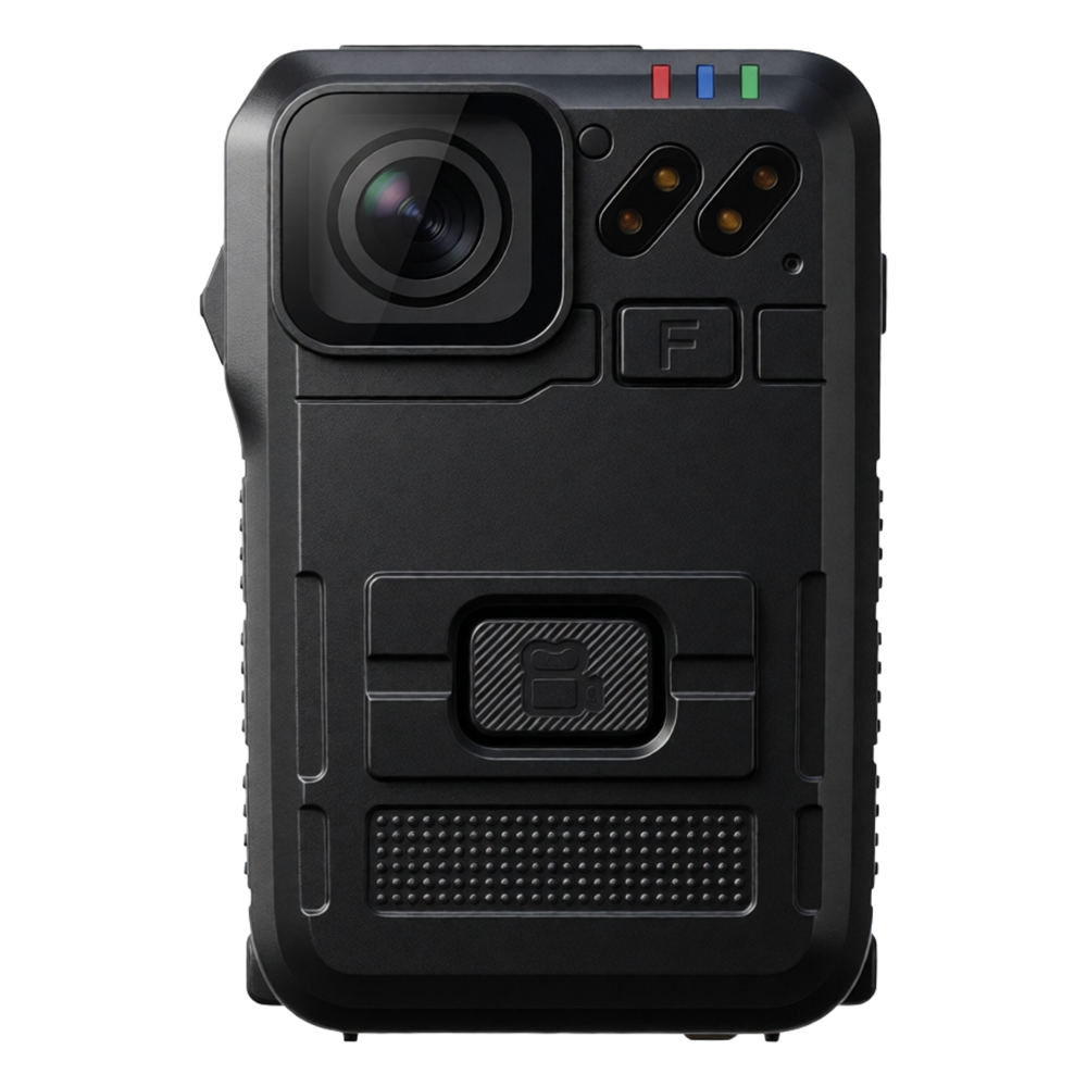 EPCOM - Body Camera / Full HD 1080p / Ángulo 120° / Visión Nocturna IR 10 m (32.8 ft) / Batería 3600 mAh / Memoria 64 GB