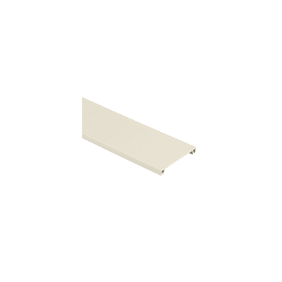 PANDUIT - Cubierta para canaleta T-70, de PVC rígido, 70.1 x 9.1 x 1800 mm, Color Blanco Mate