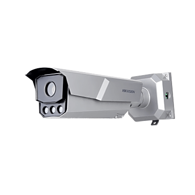 HIKVISION - Bala IP 4 Megapixel / ANPR / Reconocimiento y Captura de Placas Vehiculares para Trafico de Alta Velocidad / DARKFIGHTER / WDR 140 dB / IP67 / IK10 / Lente Mot. 8 a 32 mm / 40 mts IR / MicroSD