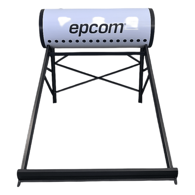 EPCOM - Calentador Solar de Baja Presión / 150 Litros / Acero Inoxidable Grado Alimenticio / Resistencia a Granizo 25 mm / Sin Tubos / Incluye Ánodo de Magnesio