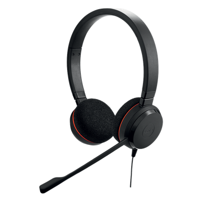 JABRA - Auricular USB Profesional / Binaural / Micrófono con Cancelación de Ruido / Control de Llamadas Integrado / Certificación Microsoft Teams