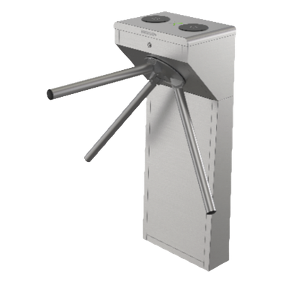 HIKVISION - Torniquete Trípode Bidireccional / Acero Inoxidable SUS304 / 2 Millones MCBF / Carril 55 cm (21.7 in) / Apertura Emergencia Automática / LED Dirección / 110 VCA / -20°C a 65°C