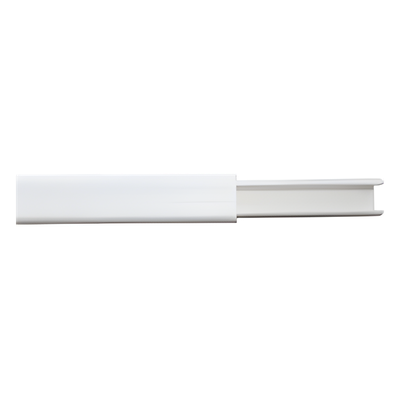 THORSMAN - Canaleta de PVC / 12 x 8 mm / 2 m / Autoextinguible / Blanco / -20°C a +85°C