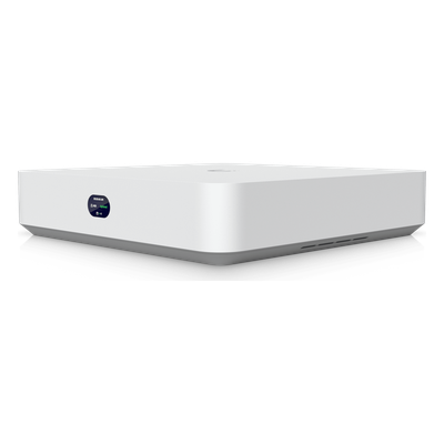 UBIQUITI - NVR Compacto IP / 6 Canales 4K / Switch PoE 6 Puertos GbE 40W / HDD 3.5" 24TB / HDMI Viewport / 220 x 220 x 47 mm (8.7 x 8.7 x 1.9 in)