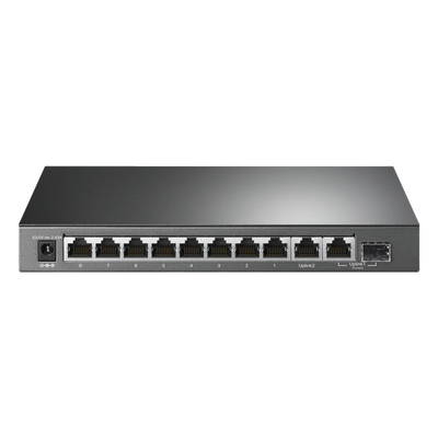 TP-LINK - Switch PoE+ No Administrable de Escritorio / 10 Puertos / 8 Puertos PoE+ 802.3af/at / Presupuesto 123 W / Alcance Extendido 250 m (820 pies) / Rendimiento 20 Gbps