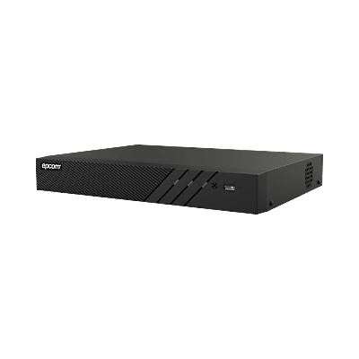 EPCOM PROFESSIONAL - DVR 8 Canales TURBOHD + 4 Canales IP / 5 Megapixel Lite - 3K Lite / Audio Bidireccional por Coaxitron  / ACUSENSE (Evita falsas alarmas) / 1 Bahía de Disco Duro / Salida de Video en Full HD