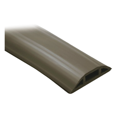 THORSMAN - Canaleta flexible / PVC autoextinguible / Media caña / 2.5m (8.2 ft) / 100kg carga / -20°C a +80°C