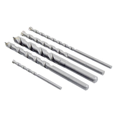 MAKITA - Juego de Brocas para Concreto / 5 Piezas / Zanco Recto / Carburo de Tungsteno / 3/16" a 1/2" / Compatible SDS-Plus 3/8" (10 mm)