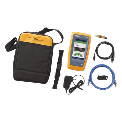 FLUKE NETWORKS - Calificador de Red y Wi-Fi / Verificación de Cables hasta 10GBASE-T / Análisis Wi-Fi 6E / Diagnóstico de Switch y PoE Clase 8 / Pantalla Multitáctil 800 × 480
