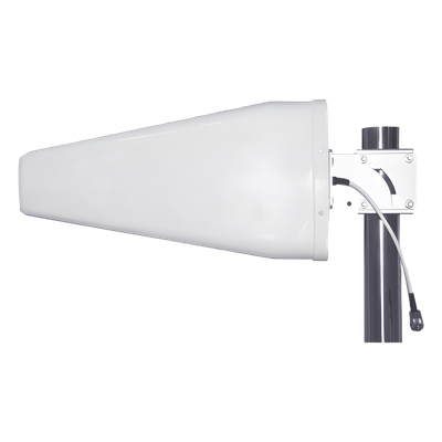 EPCOM - Antena Direccional Logarítmica / 11 dBi / 5G/4G/3G / 698-960 MHz / 1710-2700 MHz / Conector N Hembra / Montaje Poste o Pared