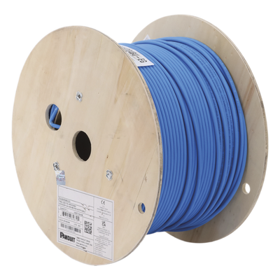 PANDUIT - Bobina de Cable UTP Cat6A / 23 AWG / LSZH-3 / 305 m (1000 pies) / Vari-MaTriX HD / 10GBase-T / PoE++ 60W