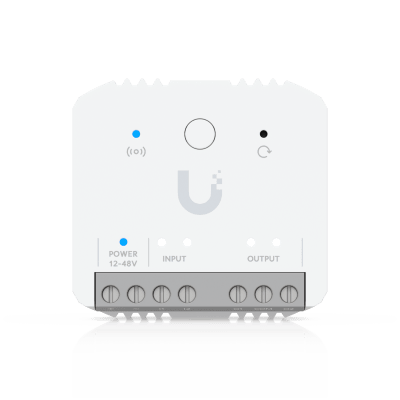 UBIQUITI - Relé Inteligente SuperLink / 10A Contacto Seco / 12-48Vcc / I/O Interfaces / Integración UniFi Protect / Alcance 2 km