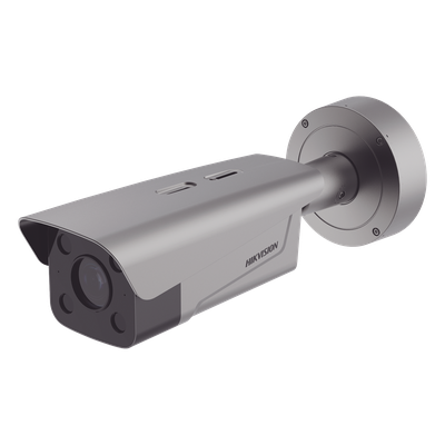 HIKVISION - Cámara Bala IP ANPR / 4 Megapixel / Lente Mot. 2.8-12 mm / IR y Luz Blanca 50 m (164 ft) / Control de Barrera / IP67 / IK10 / PoE