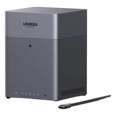 UGREEN - NAS 4 Bahías / Procesador RK3588C / 8 GB RAM / 2.5GbE / HDMI 4K / USB 3.2 Type-C / RAID 0/1/5/6/10