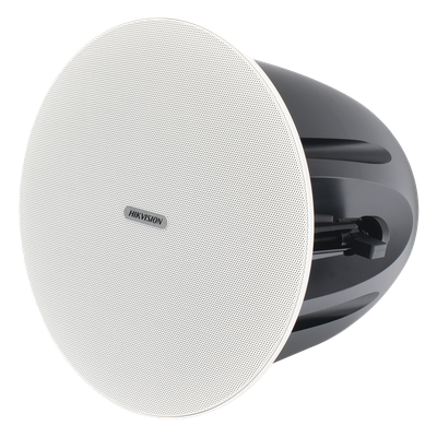 HIKVISION - Altavoz de Techo / 2.5W - 10W / Tweeter 1.0" + Woofer 6.5" / 100V / 70V / 8Ω / 98dB / 120Hz - 20kHz