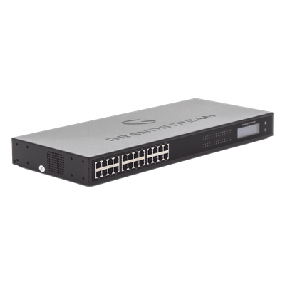 GRANDSTREAM - Gateway VoIP / 24 Puertos FXS / Rack 1U / SIP / T.38 Fax / SRTP-TLS