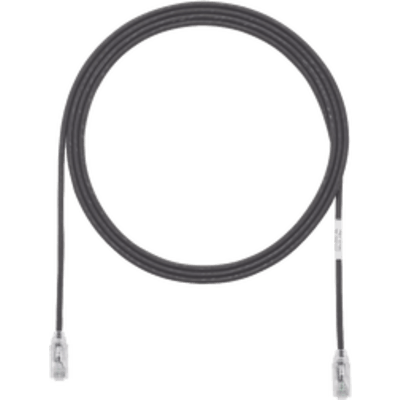 PANDUIT - Cable de Parcheo TX6, UTP Cat6, Diámetro Reducido (28AWG), Color Negro, 2 ft.
