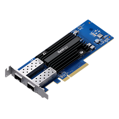 SYNOLOGY - Adaptador de Red / Dual Puerto SFP28 / 25 GbE / PCIe 3.0 x8 / Link Aggregation / Perfil Bajo y Completo